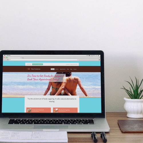 Skin Solutions Naturally Website Design