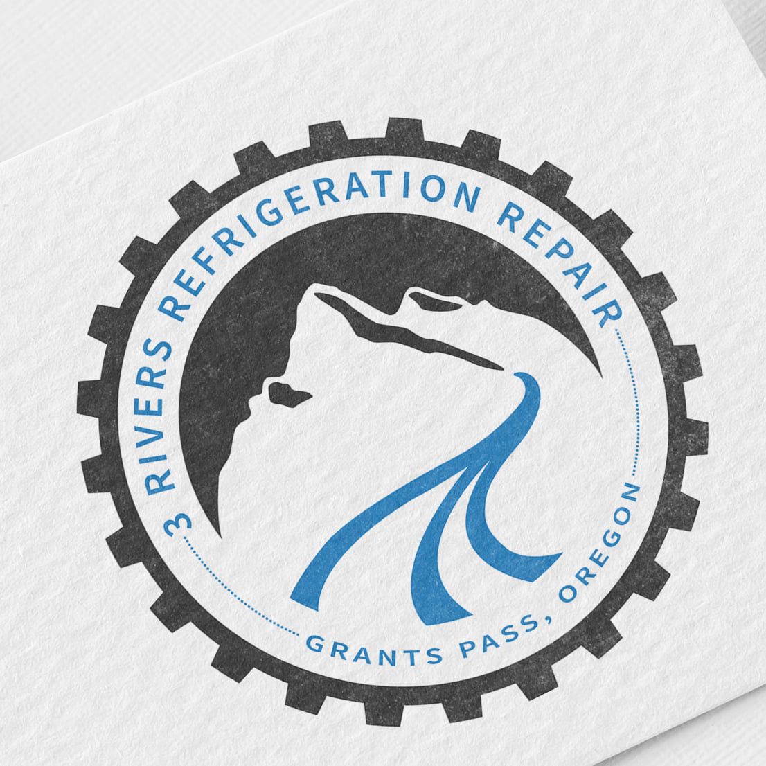3 Rivers Refrigeration Repair Logo Design (Alt)