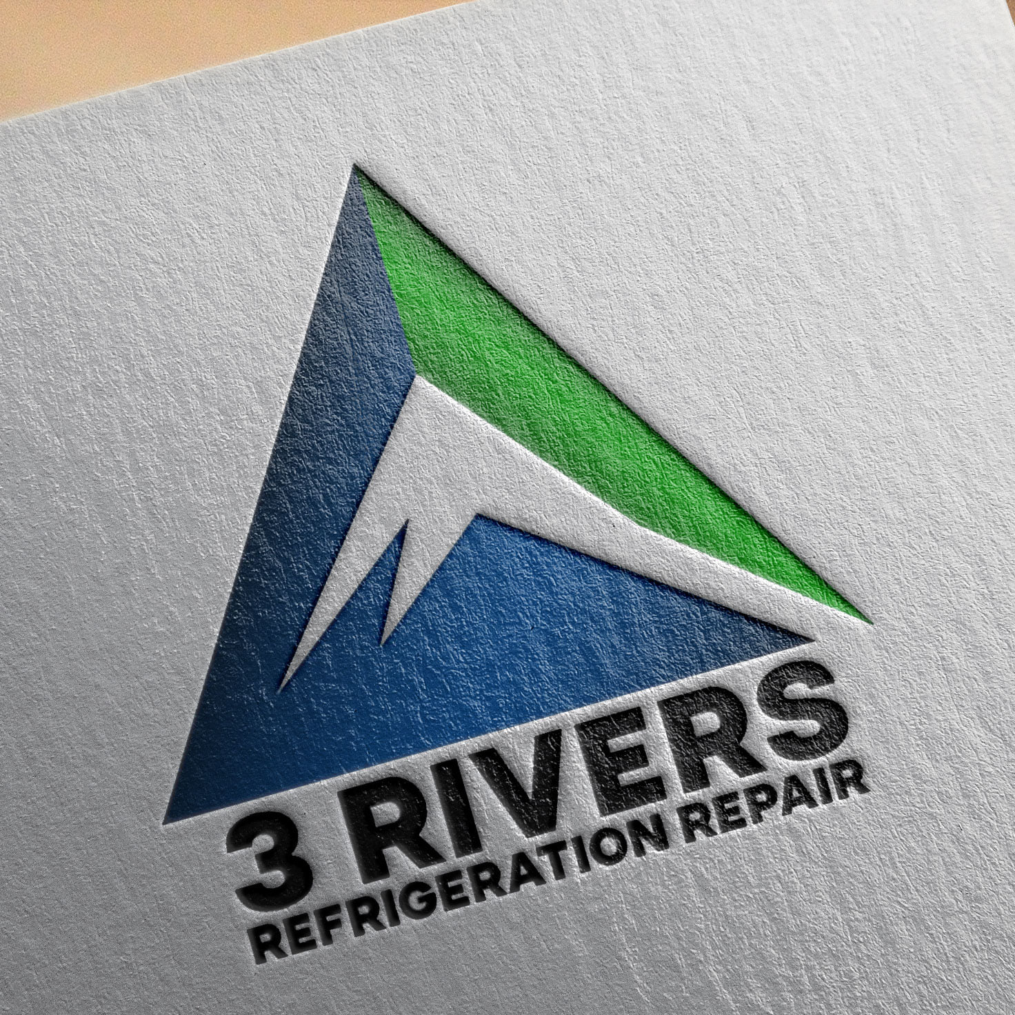 3 Rivers Refrigeration Repair Logo Design