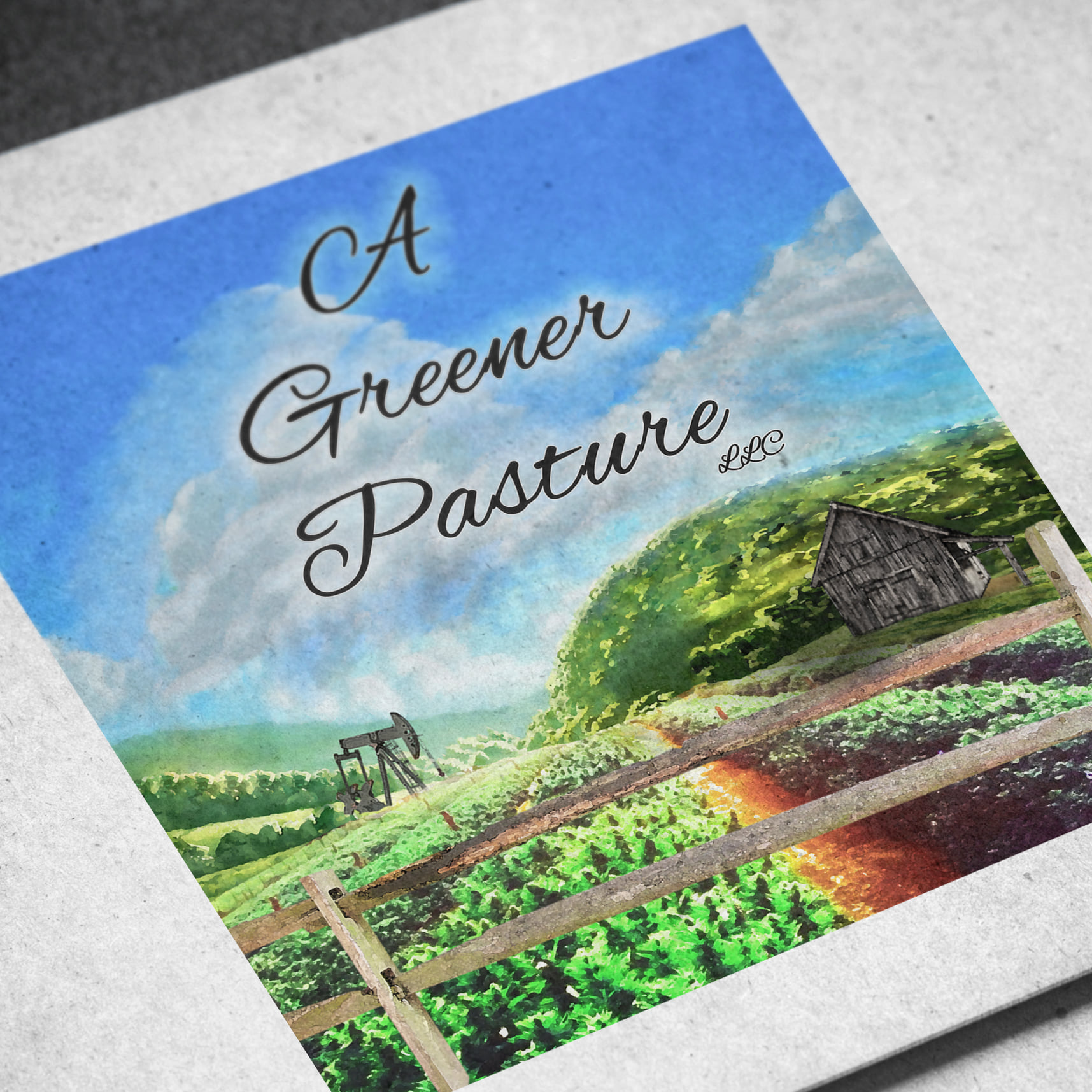 A Greener Pasture Logo Design