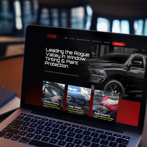 Advanced Print & Tint Website Redesign