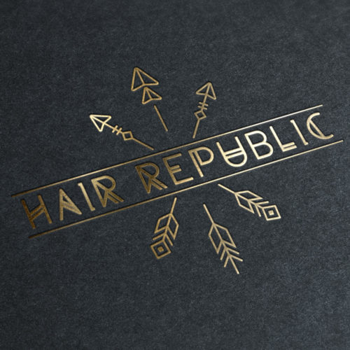 HAIR REPUBLIC Grants Pass Logo Design