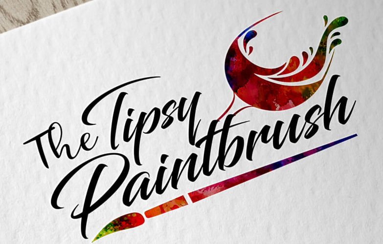 The Tipsy Paintbrush Logo Design