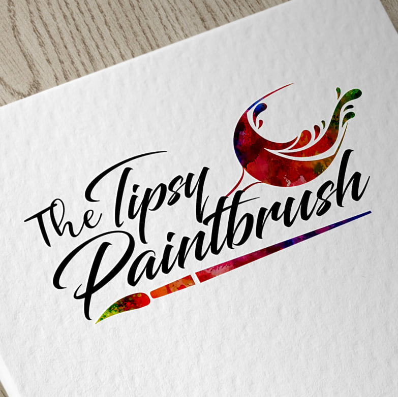 The Tipsy Paintbrush Logo Design