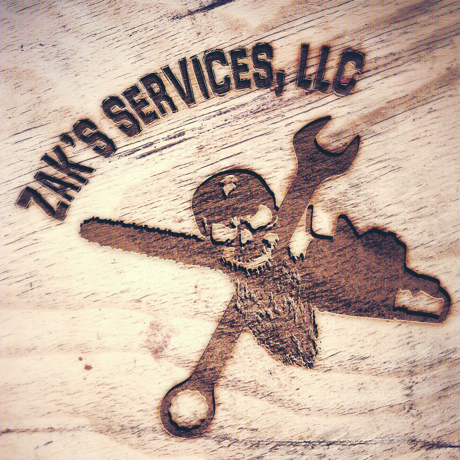 Zak's Services, LLC Logo Design